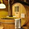Uniek concept barrel sauna en hot tub in eik